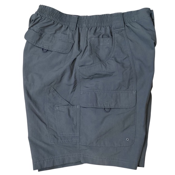 Islamorada 100% Nylon Fishing Shorts, Blue Grey Color - Medium - Picture 5 of 8